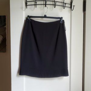 Alfani Black Pleated Hem Pencil Skirt Size 8 - 10 & Inc Sleeveless Top Size 10